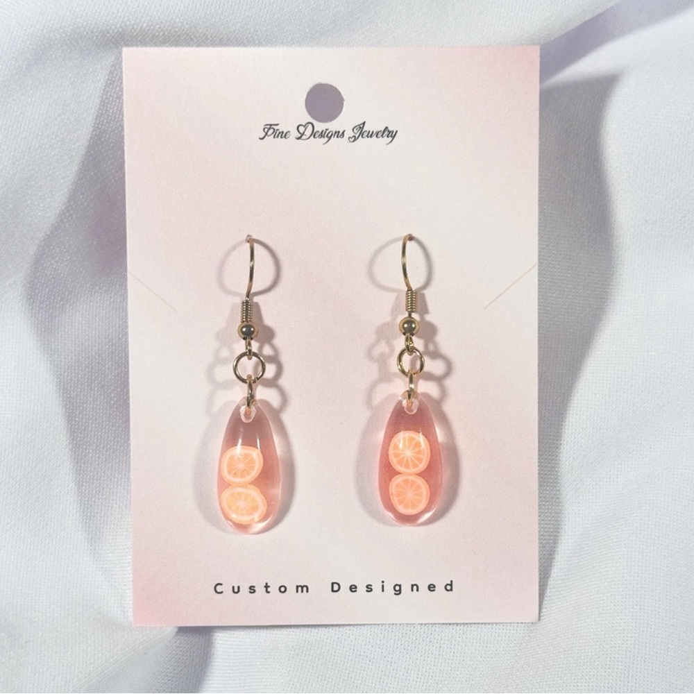 🧡18K Gold Fruit Earrings🧡